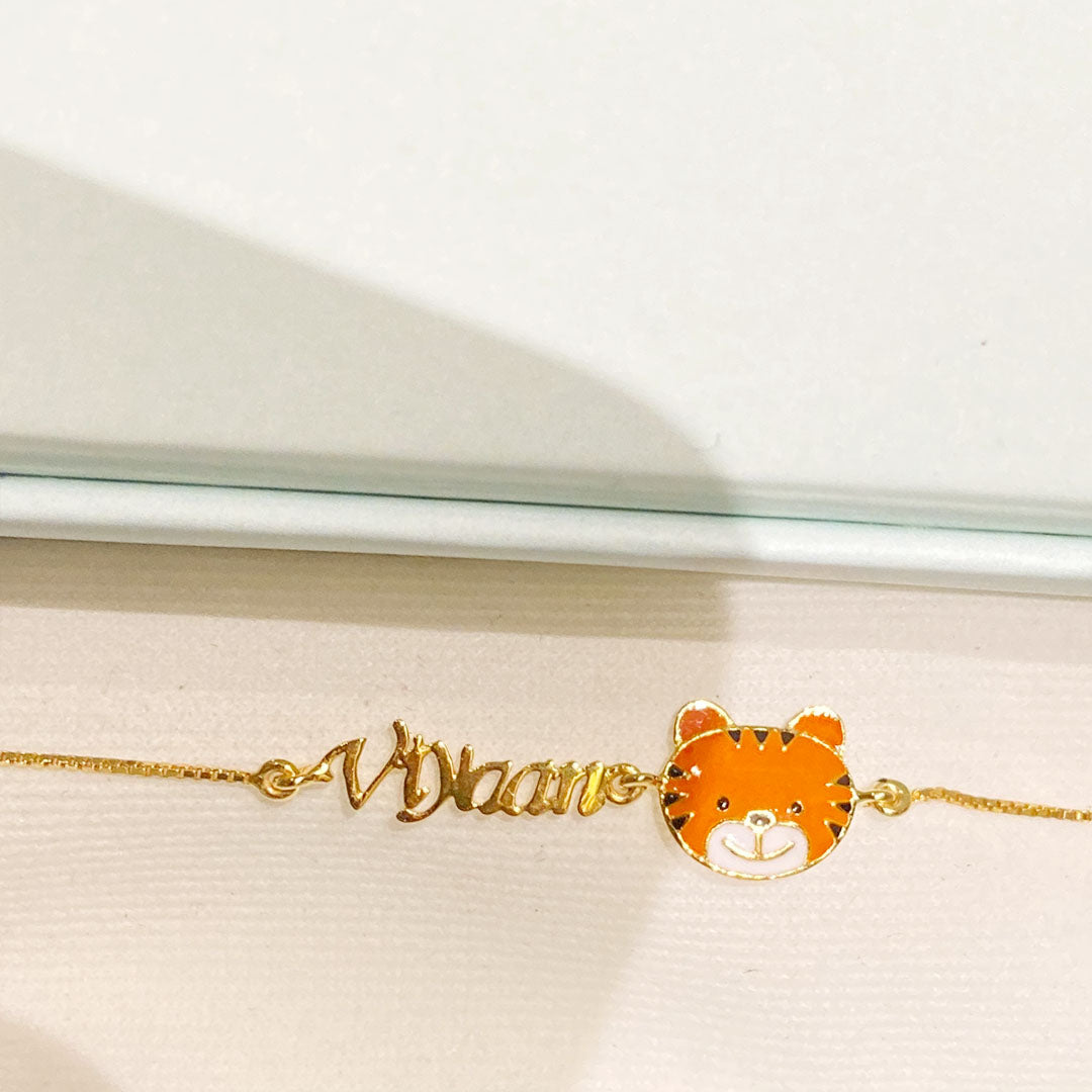 Name Customisation With Cub Bracelet