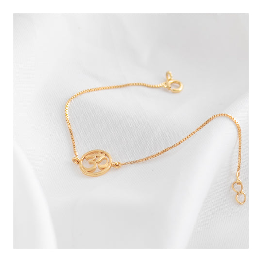 OM Silver Bracelet