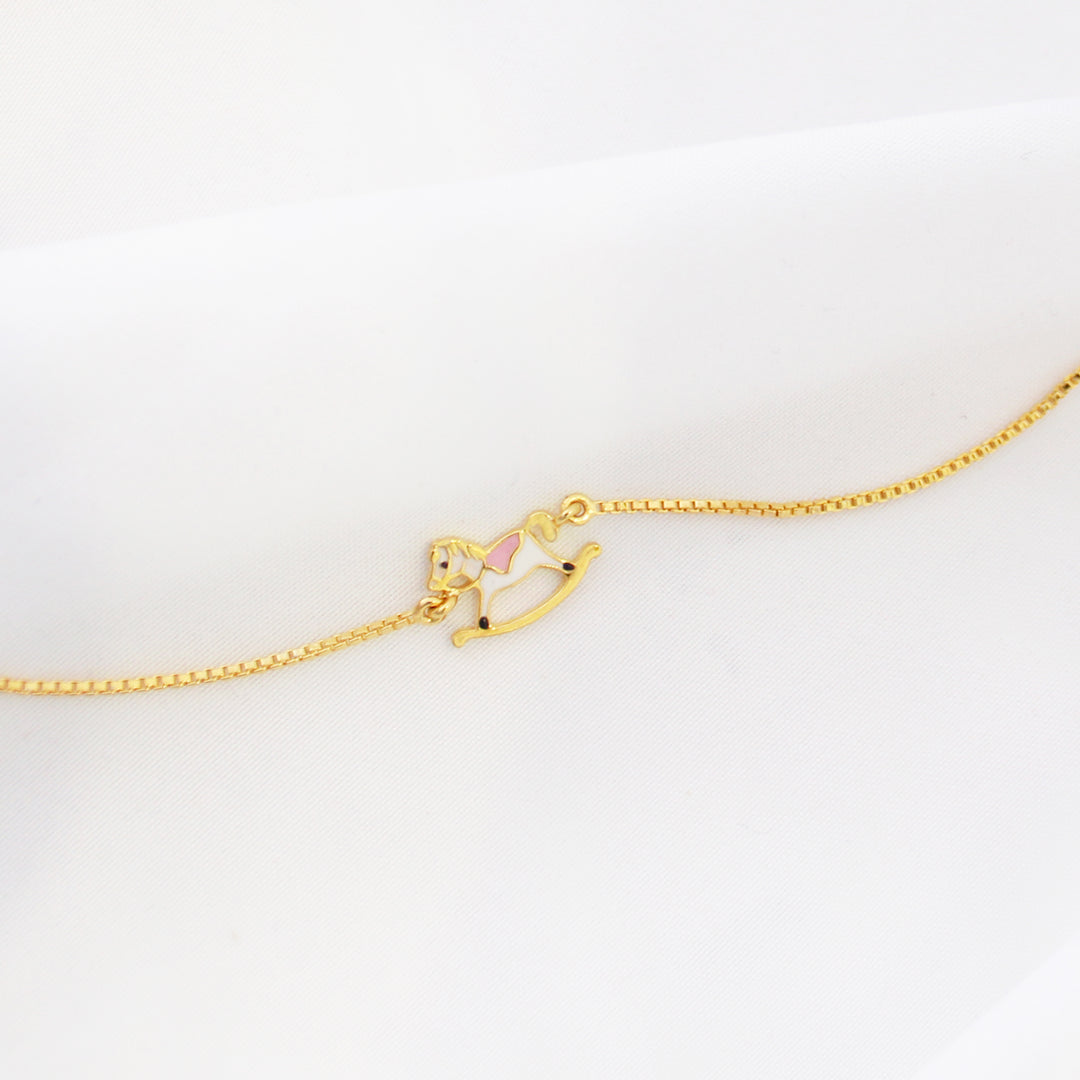 Rocking pony Gold Bracelet