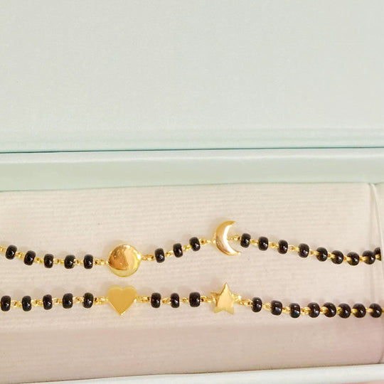 Sun - Moon Gold Nazariya PAIR