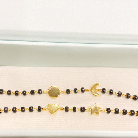 Sun - Moon Gold Nazariya PAIR