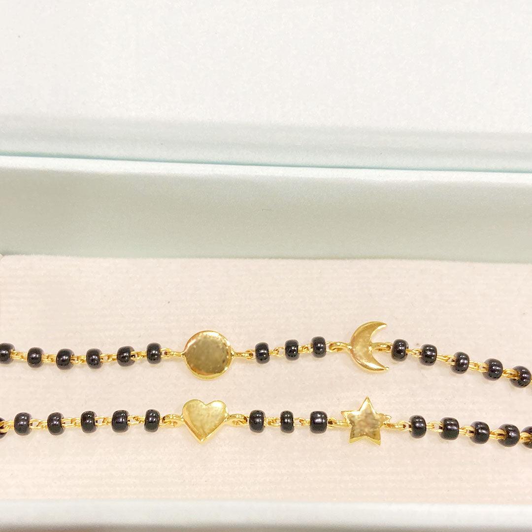 Sun - Moon Gold Nazariya PAIR