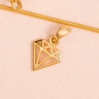 Diamond Gold Plated Charm