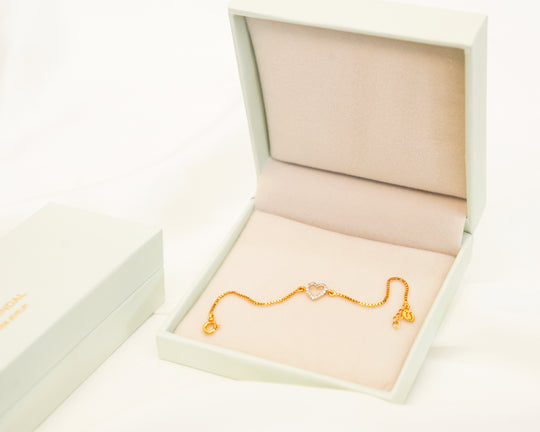 Diamond Heart Bracelet