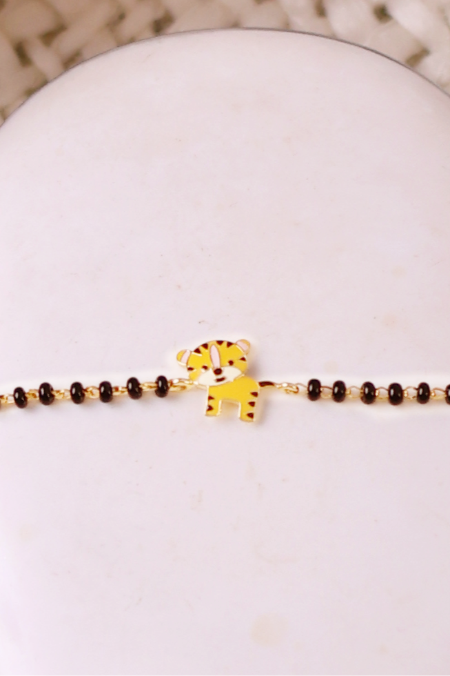 The Tiger Nazariya for babies — BIS Hallmarked evil eye nazariya, by Rajasi Jindal