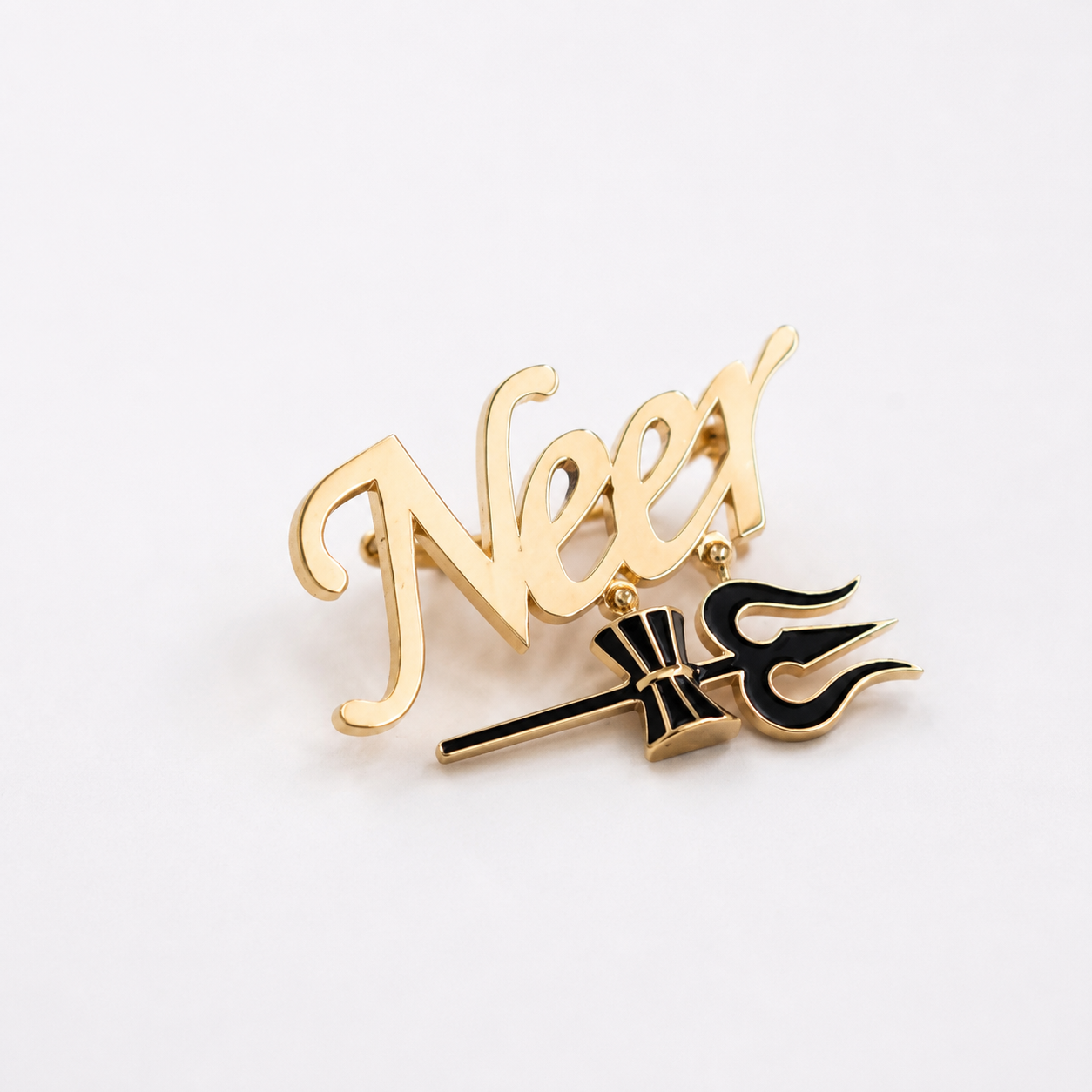 Name Shiv Brooch / Lapel Pin
