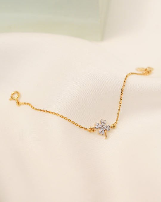 Diamond clover Bracelet