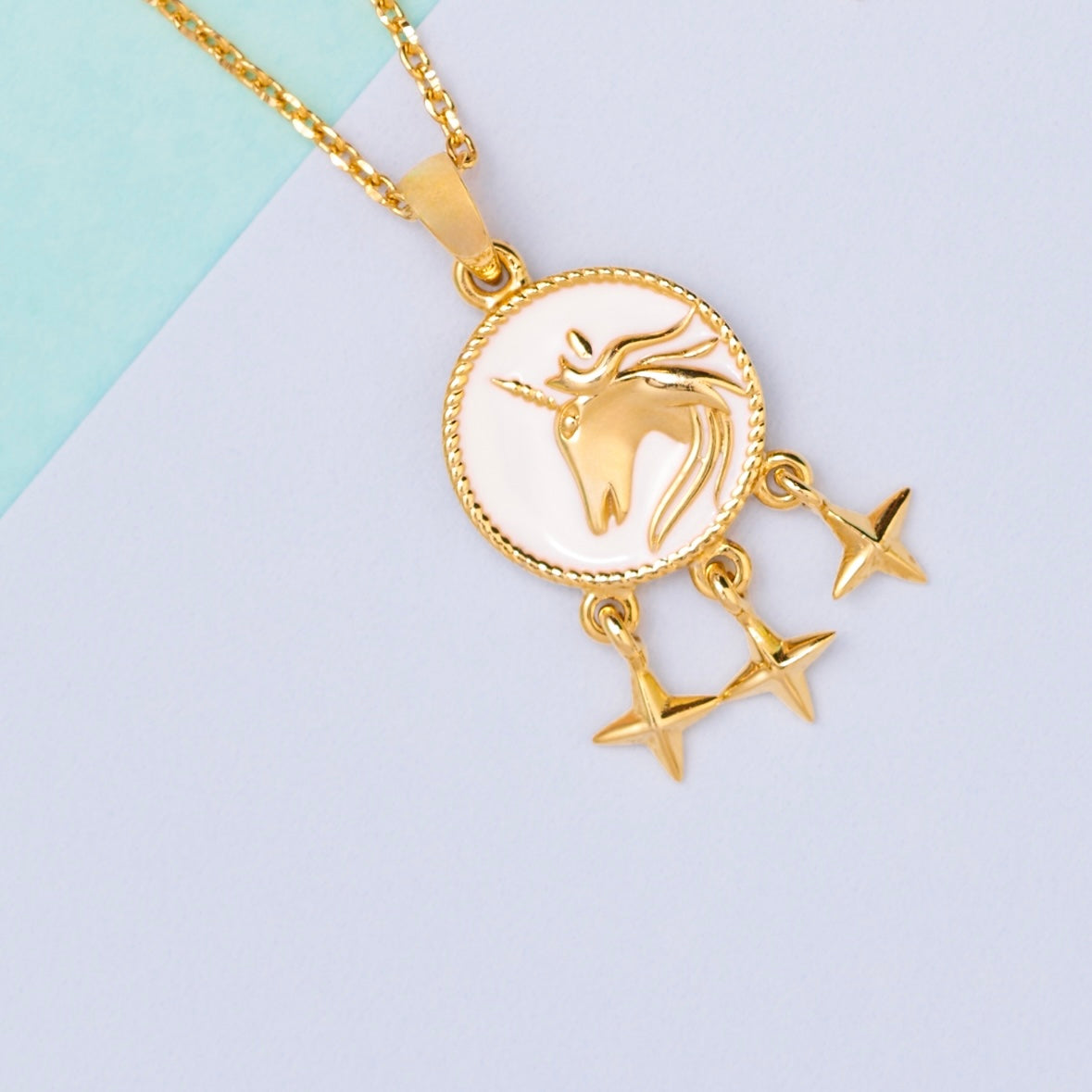 White Unicorn Silver Pendant for kids — BIS Hallmarked 925 silver, by Rajasi Jindal