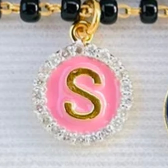 Initial Gold Plated Charm