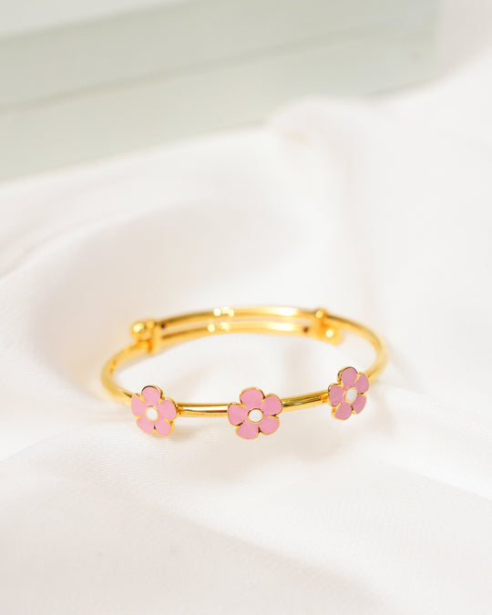 Flower Adjustable Bangle