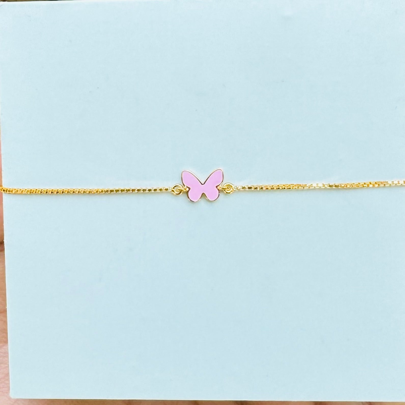 Blush Butterfly Bracelet