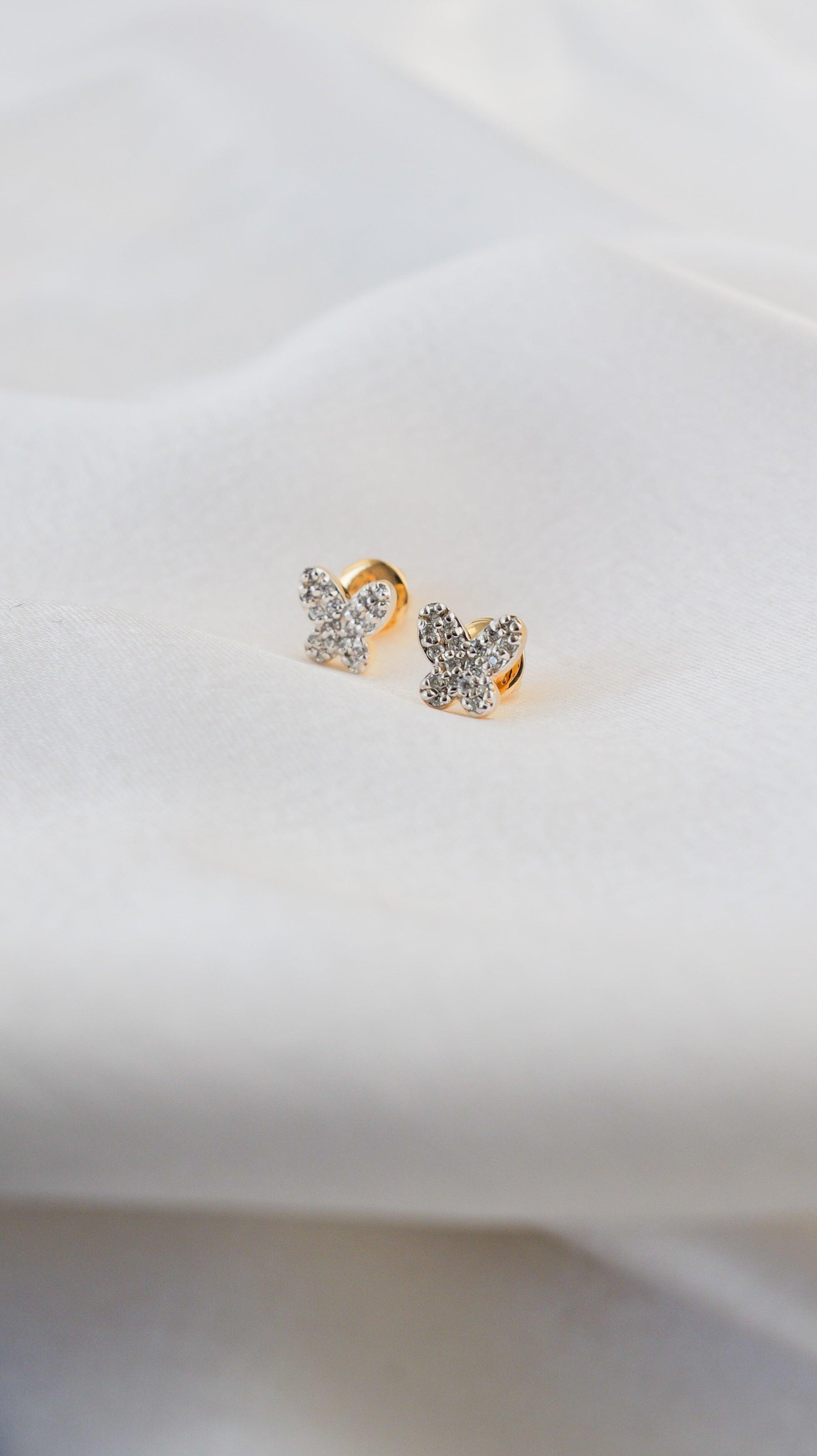 Butterfly Diamond Earrings
