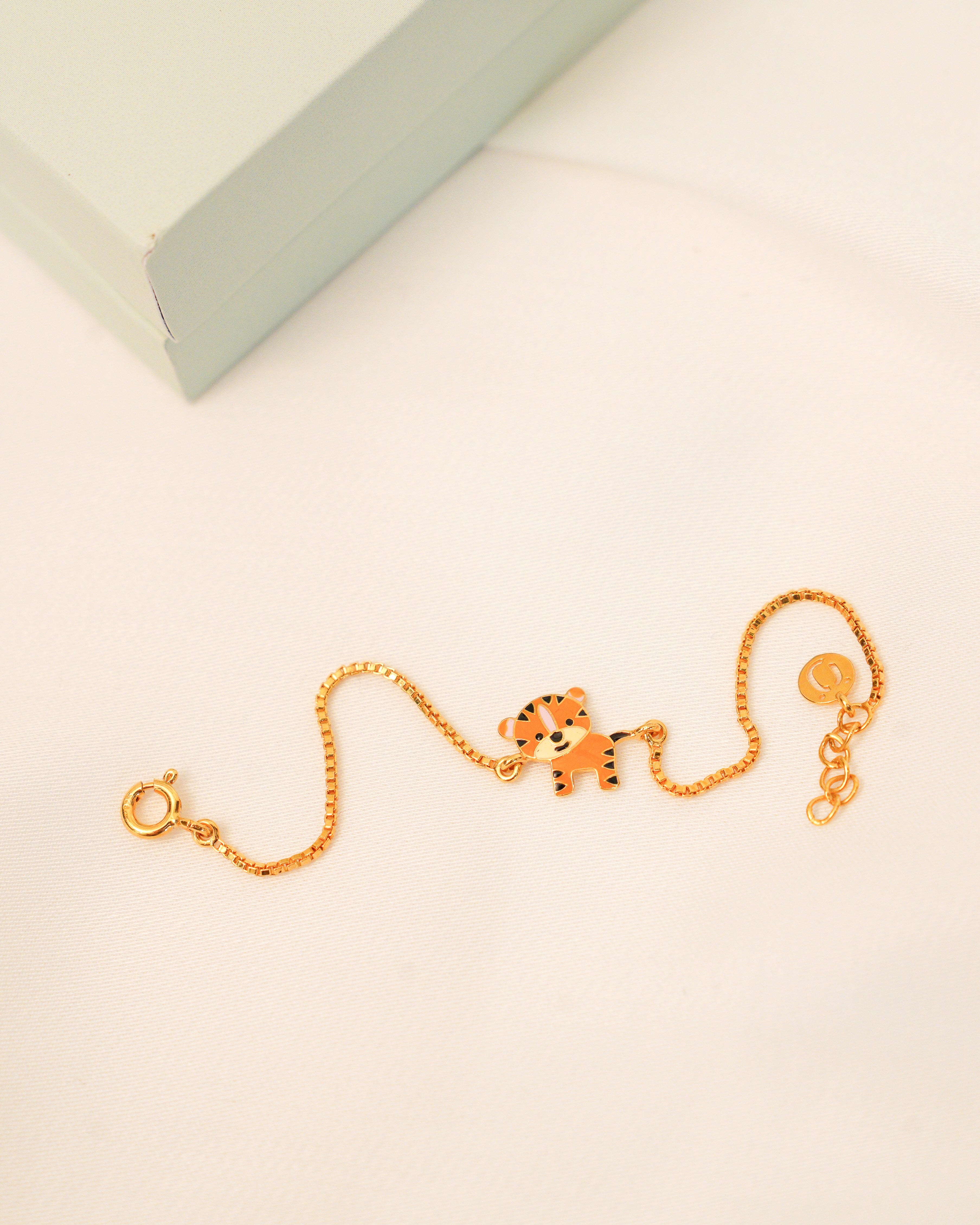 Baby Tiger Silver Bracelet