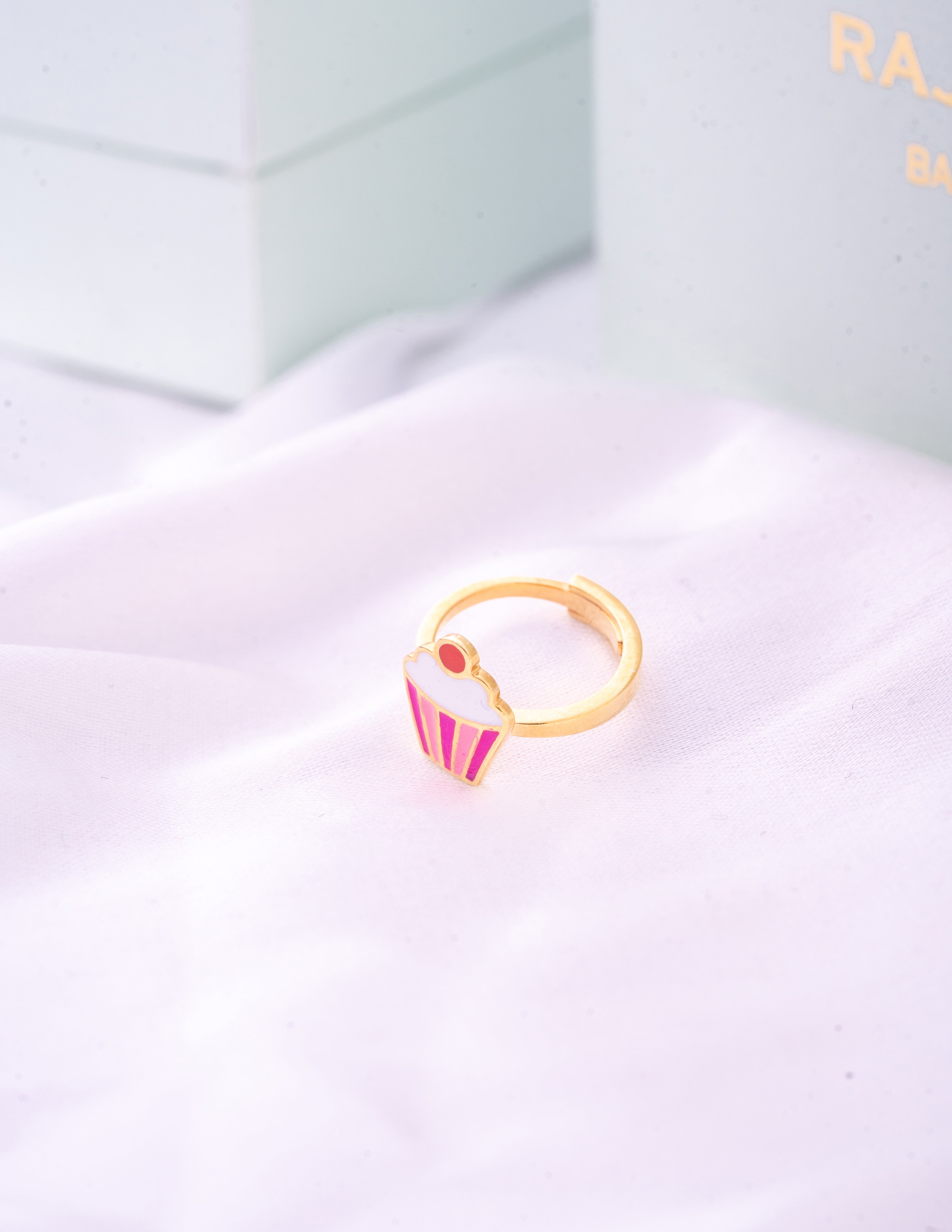 Cupcake Ring for kids — BIS Hallmarked, by Rajasi Jindal