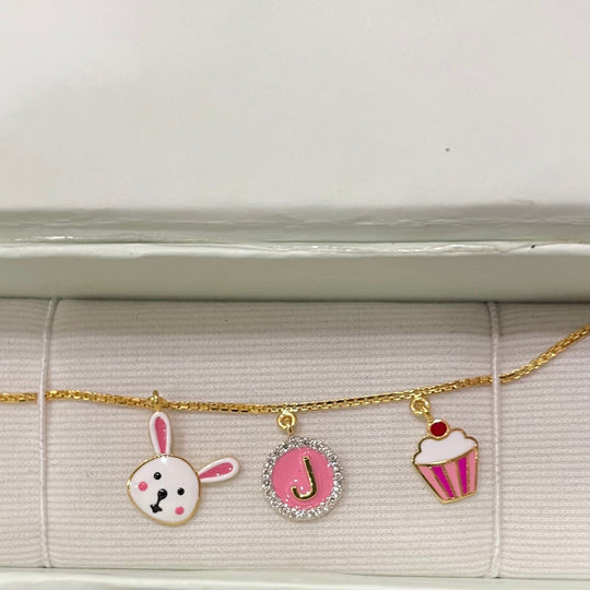 3 Motif Silver Bracelet