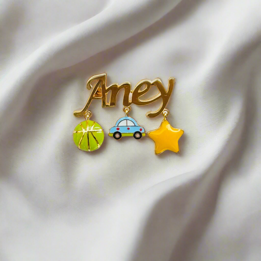 Name Brooch / Lapel Pin
