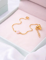 Evil Eye Silver Payal (PAIR)