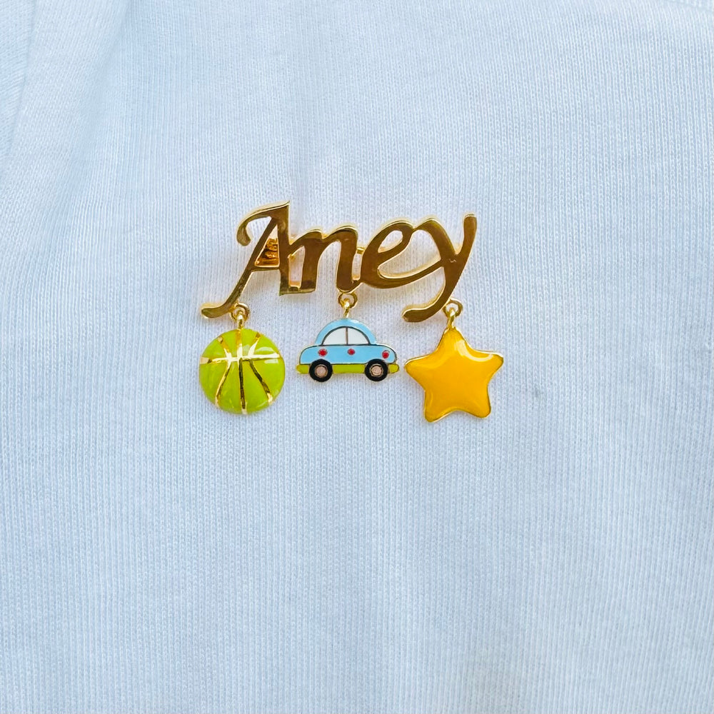 Name Brooch / Lapel Pin