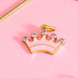 Crown Gold Plated Charm
