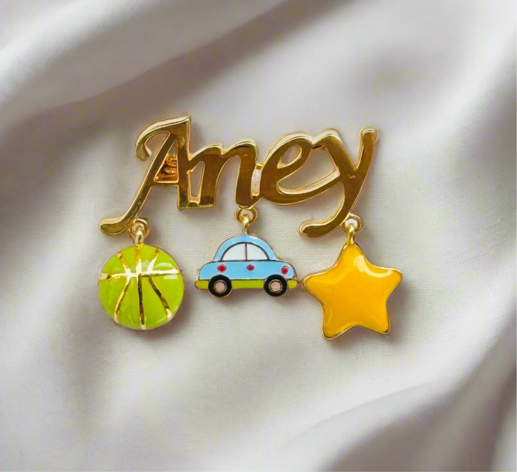 Name Brooch / Lapel Pin