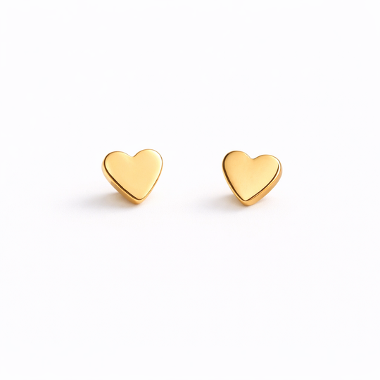 Heart Gold Earrings