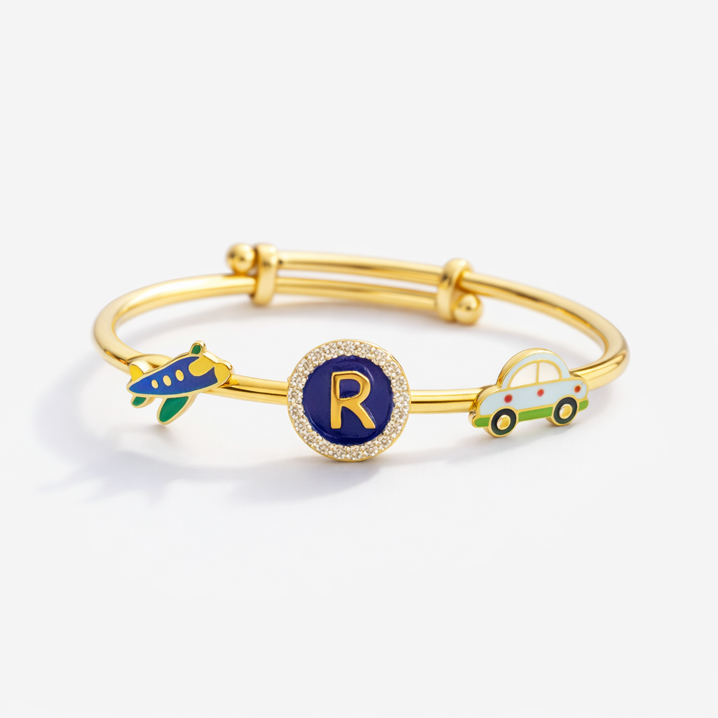 Transport Adjustable Bangle for babies and kids — BIS Hallmarked, by Rajasi Jindal