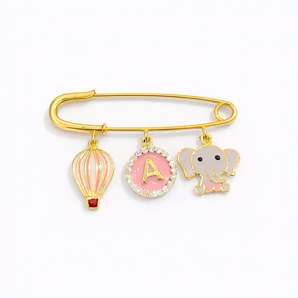 Fly High Pink Lapel Pin for kids — by Rajasi Jindal