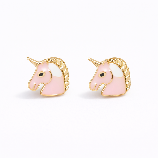 Unicorn Gold Earrings