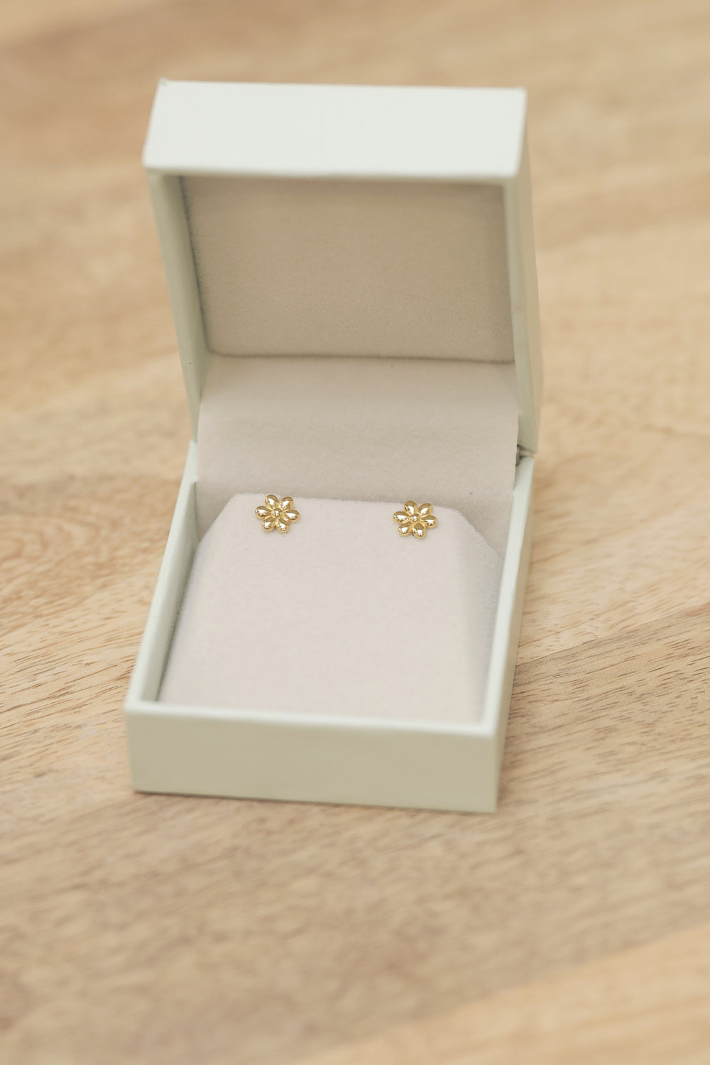Gold Flower Earrings