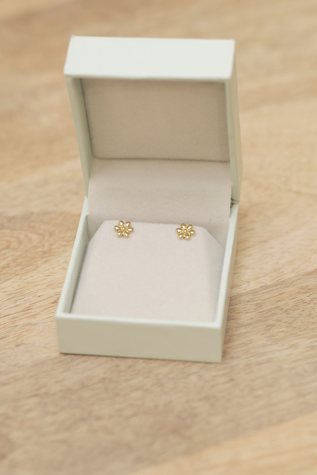 Gold Flower Earrings