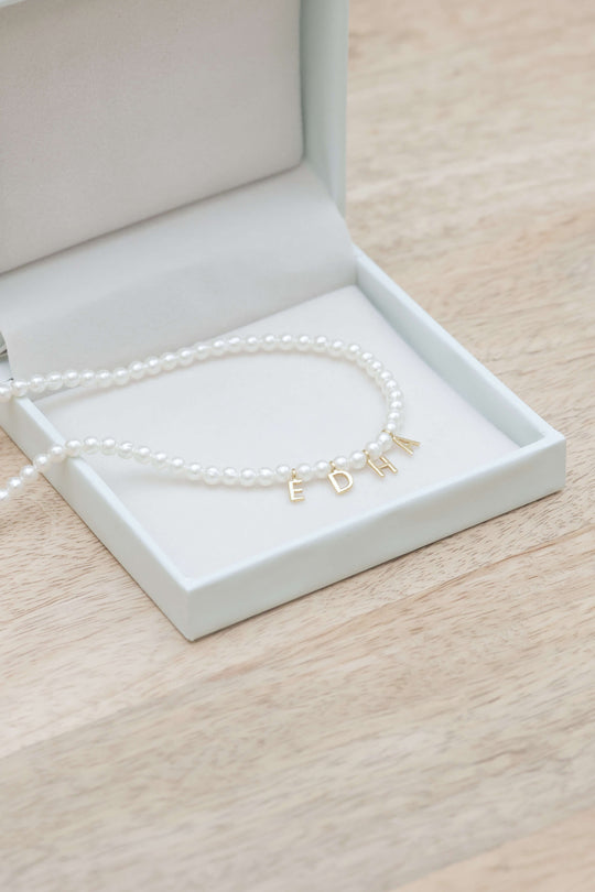 Custom Name Pearl Necklace