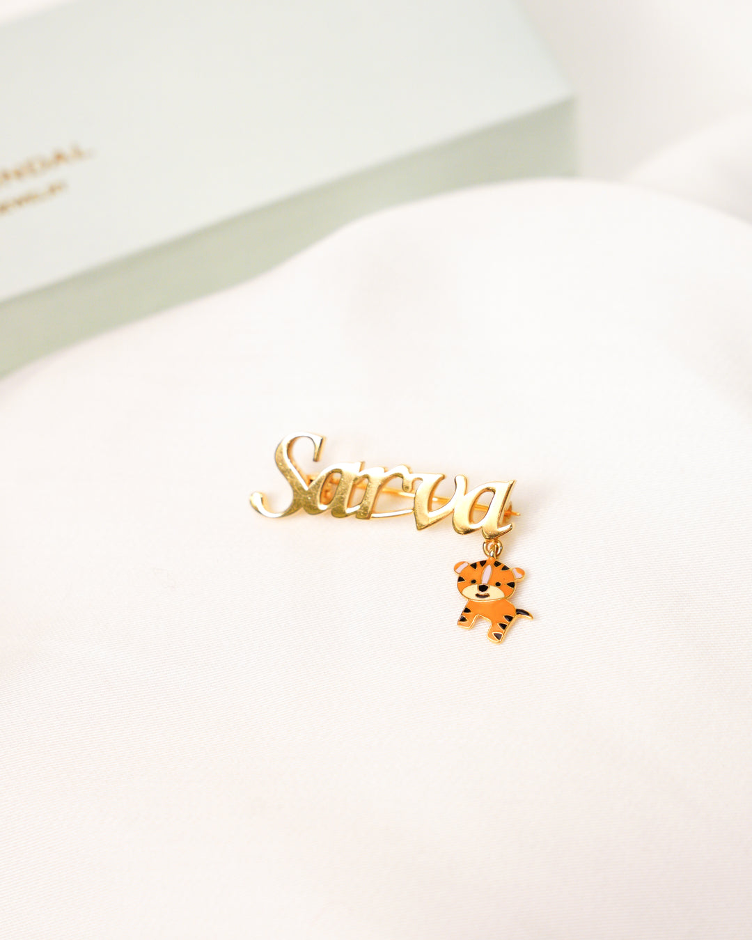 Name Tiger Brooch / Lapel Pin