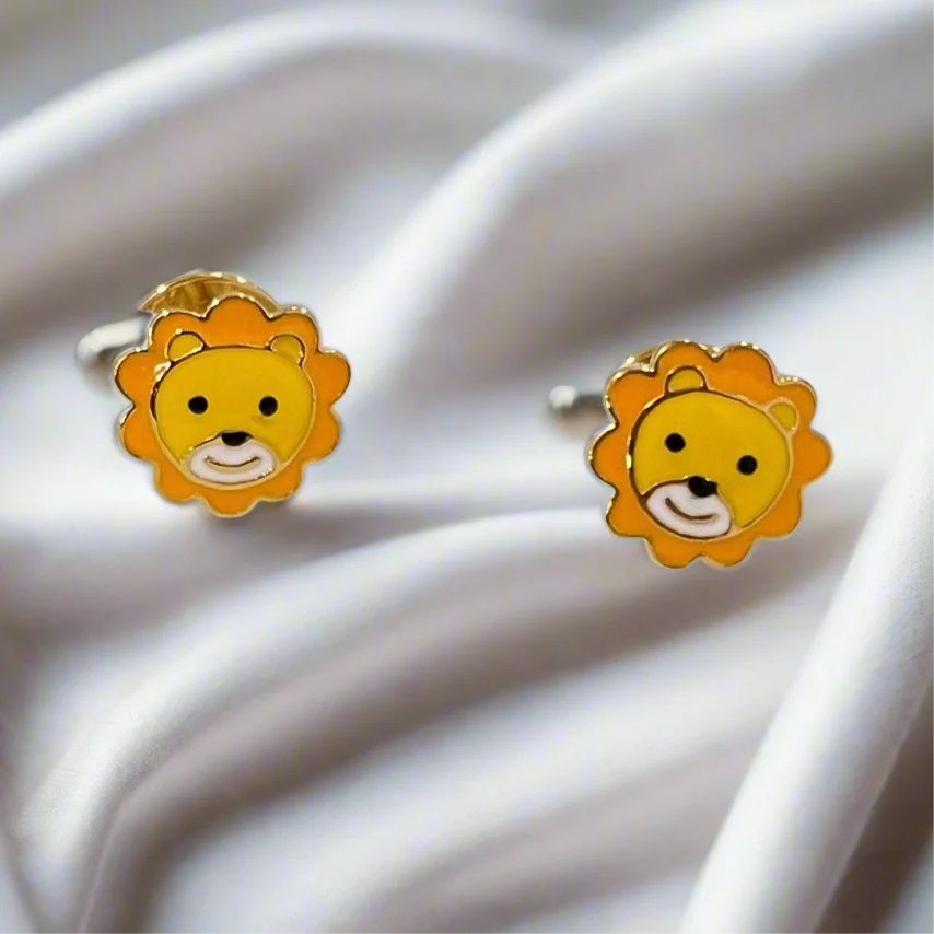 14K Gold Fierce Collection Cufflinks / Kurta Buttons