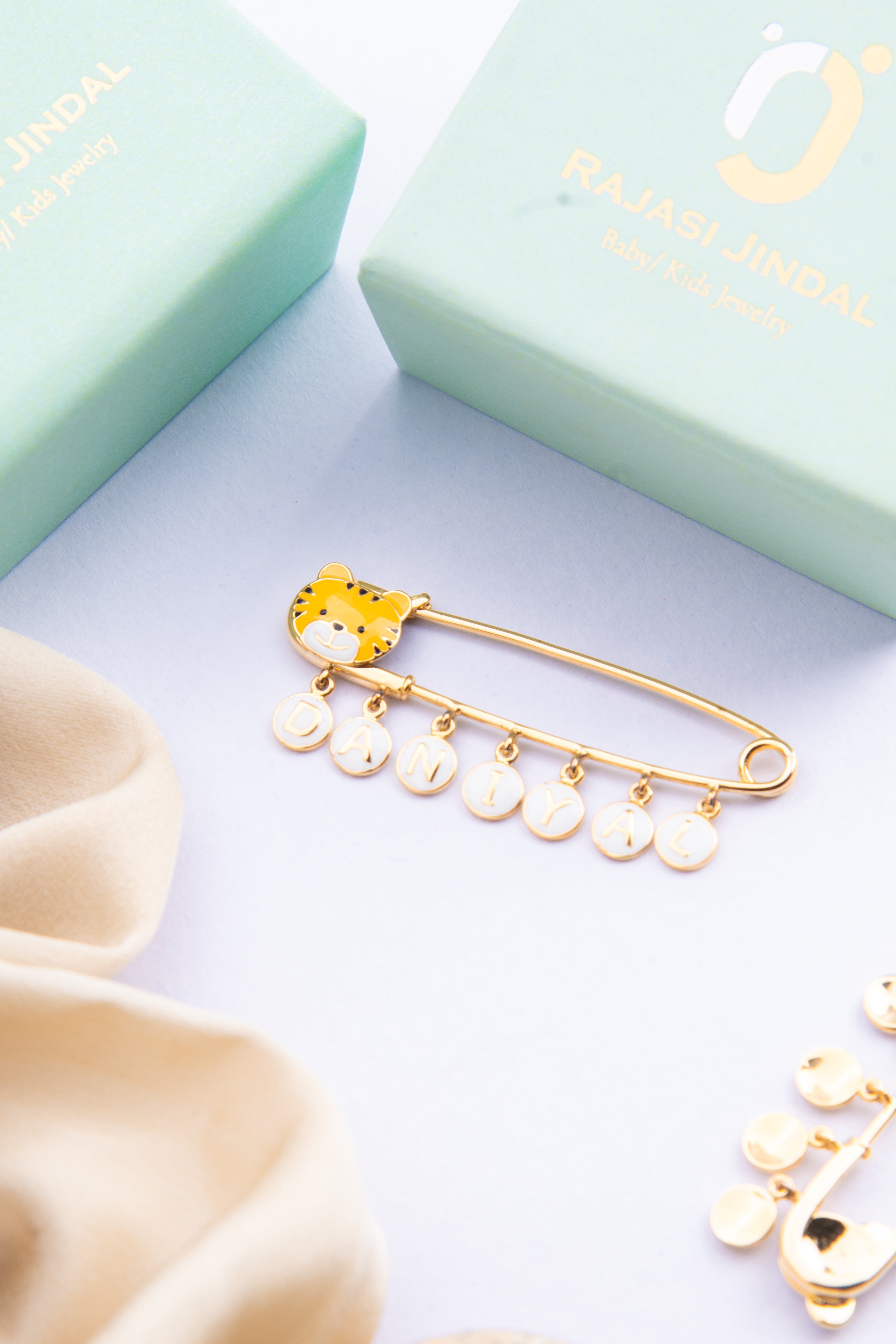 Lion Cub Name Lapel Pin for kids — by Rajasi Jindal