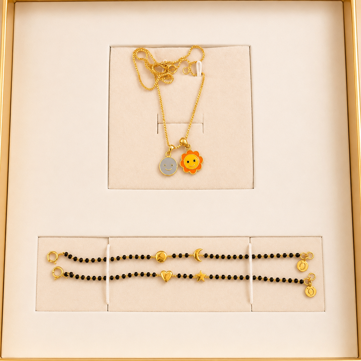 Sun & Moon — Necklace & Nazariya Duo