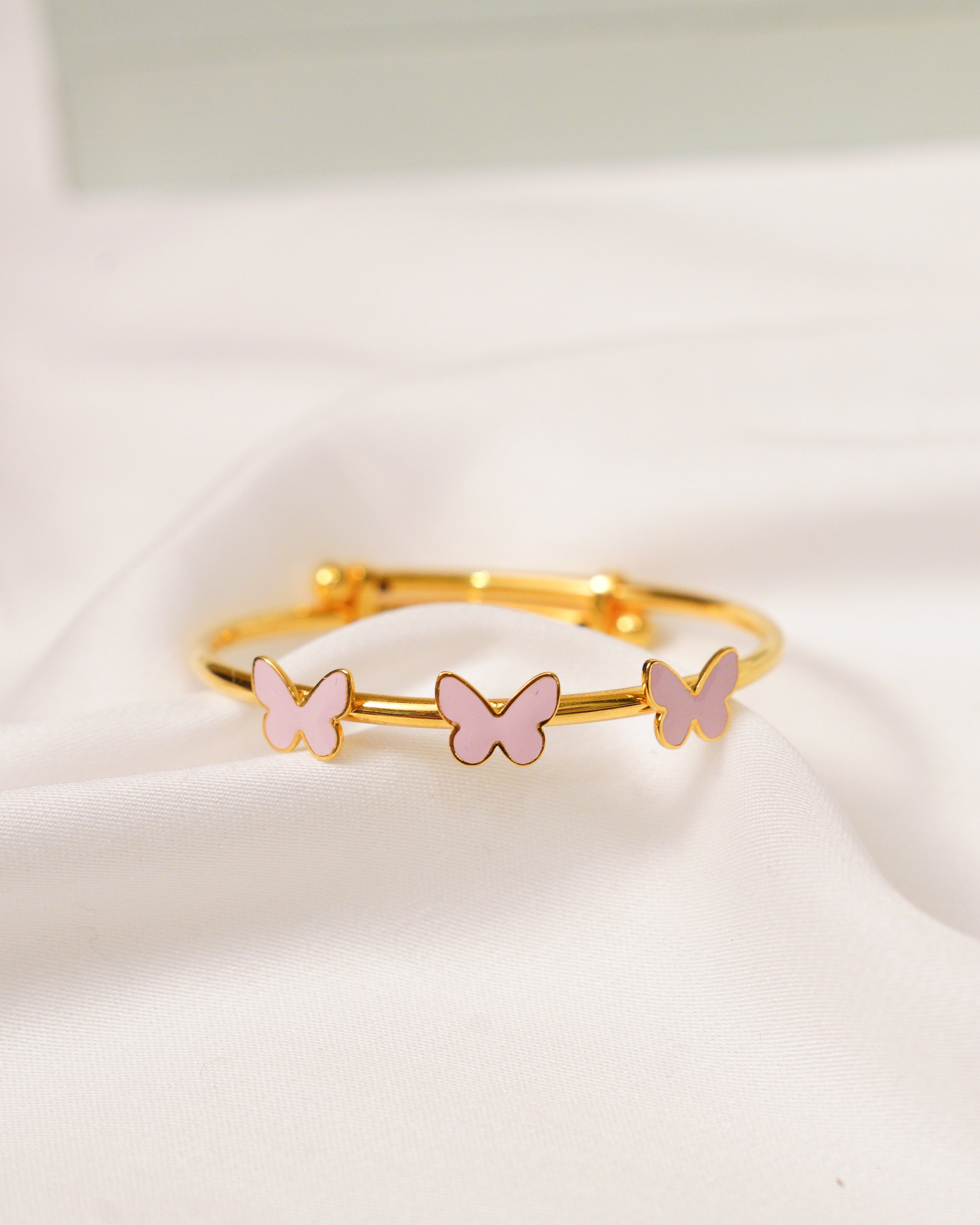 Butterfly Adjustable Bangle for babies and kids — BIS Hallmarked, by Rajasi Jindal