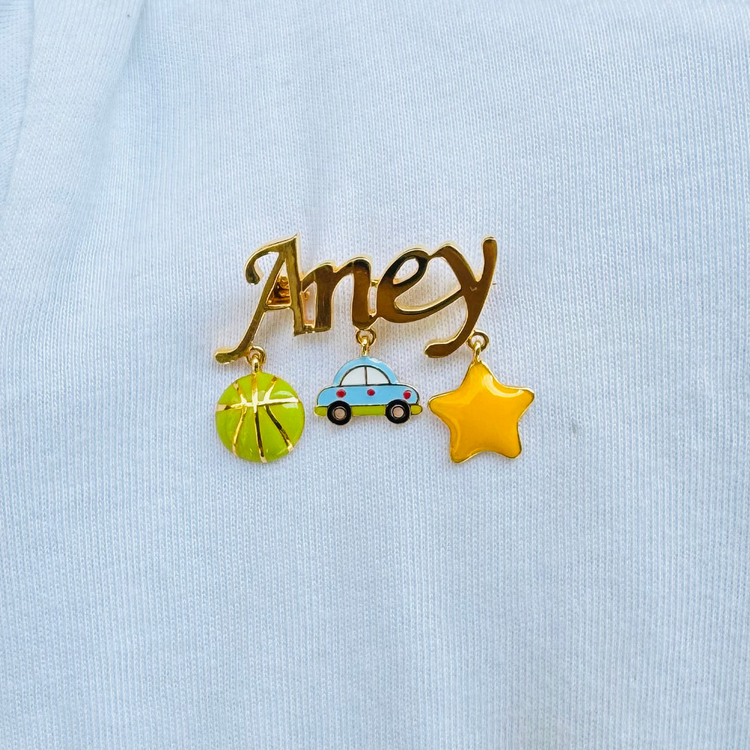 Name Brooch / Lapel Pin