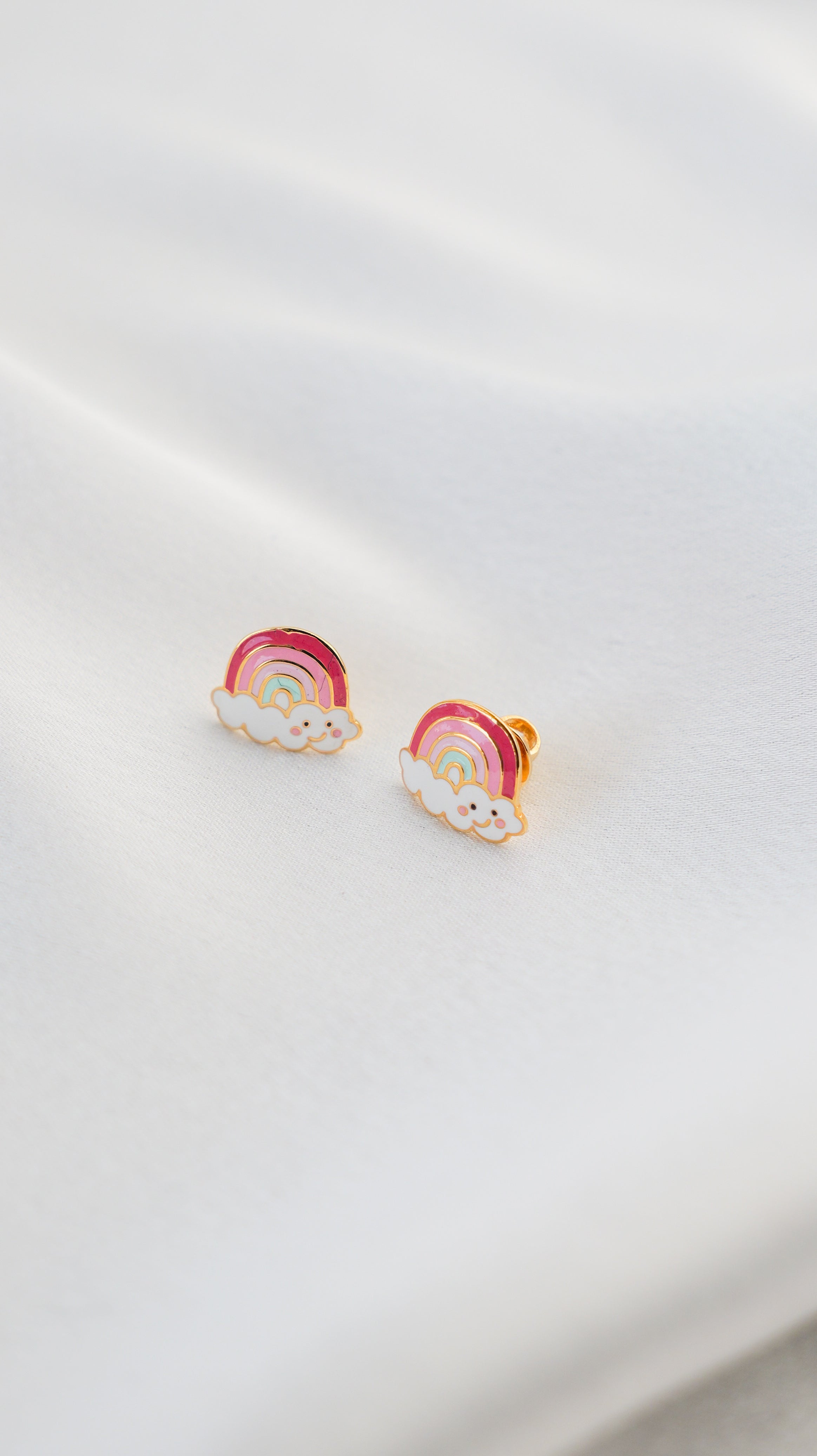 Rainbow Earrings for babies and kids — BIS Hallmarked, by Rajasi Jindal