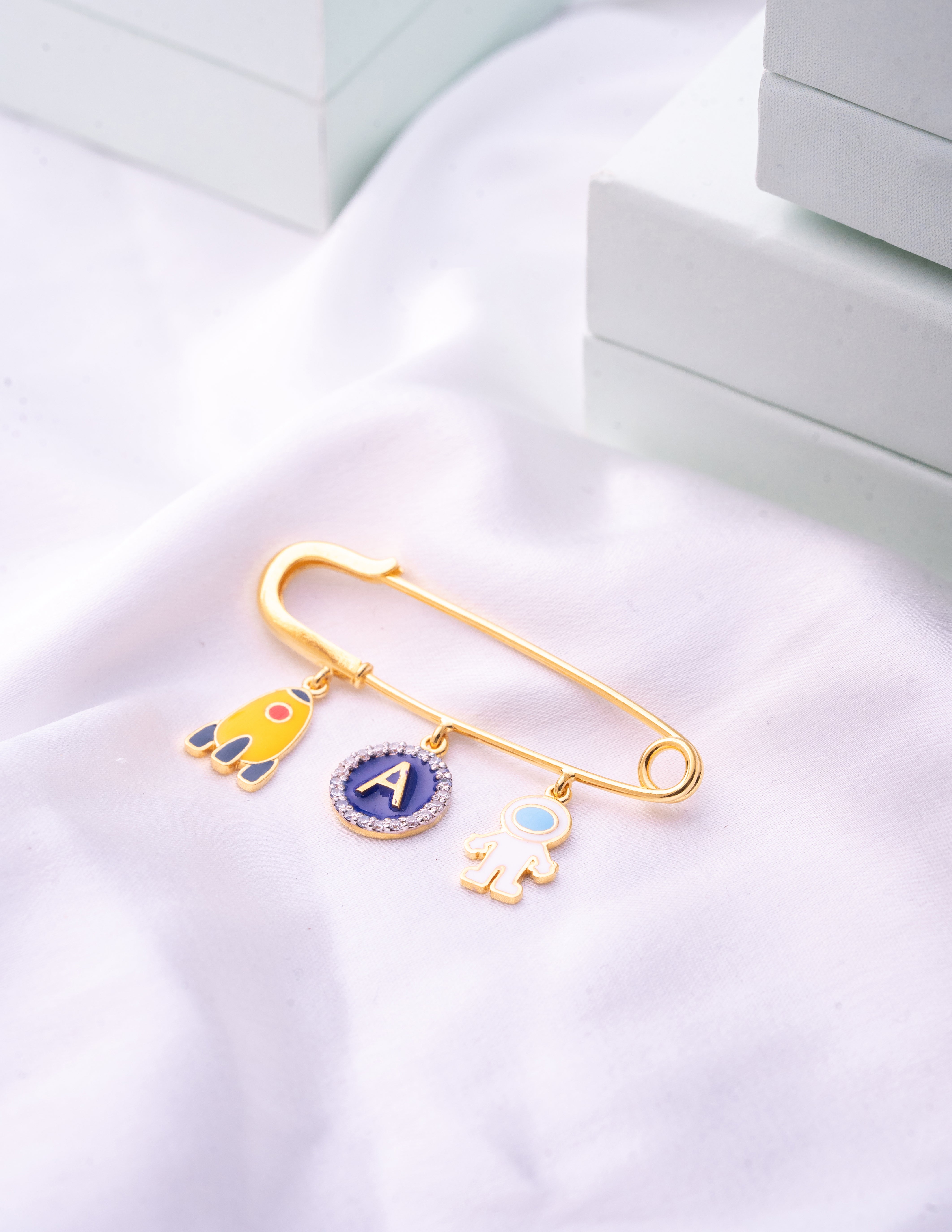 Space Lapel Pin for kids — by Rajasi Jindal