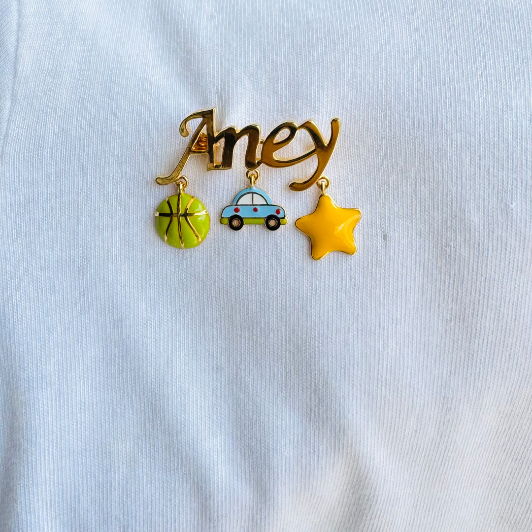 Name Brooch / Lapel Pin