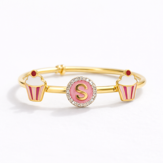 Cupcake Girl Adjustable Bangle
