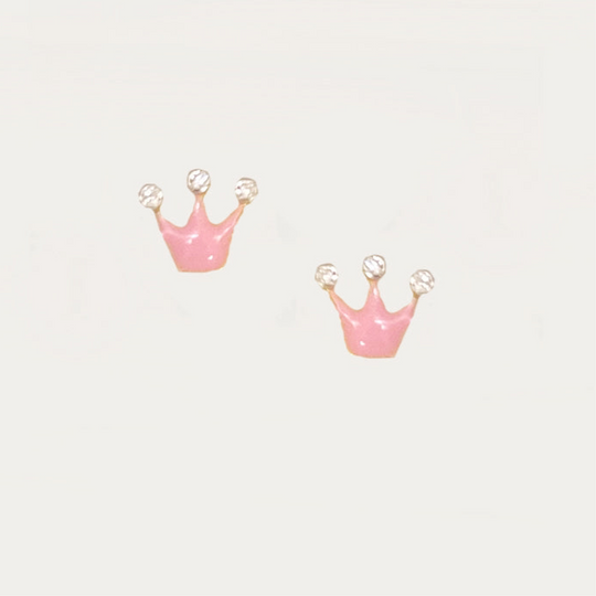 Crown Diamond Earrings