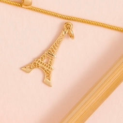 Eiffel Tower Gold Plated Charm