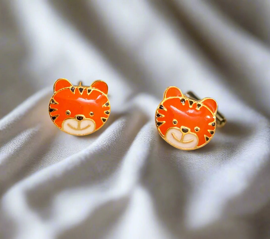 14K Gold Cub Collection Cufflinks / Kurta Buttons