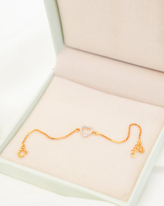 Diamond Heart Bracelet