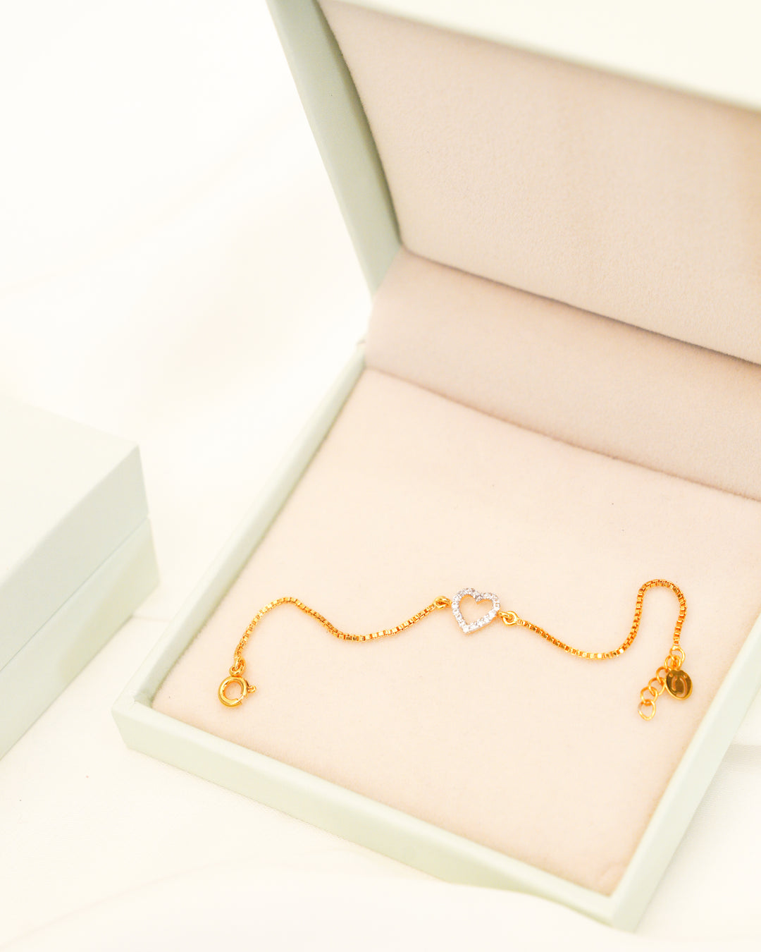 Diamond Heart Bracelet