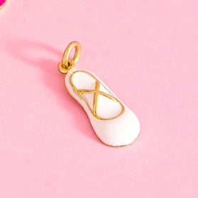 Ballerina Shoe Gold Plated Charm