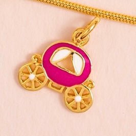 Carriage Gold Plated Charm