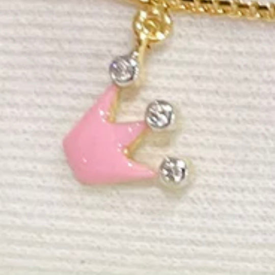 Crown Gold Plated Charm