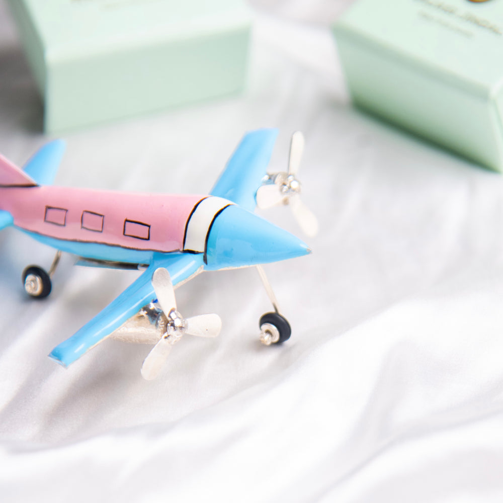 Silver Toy Aeroplane